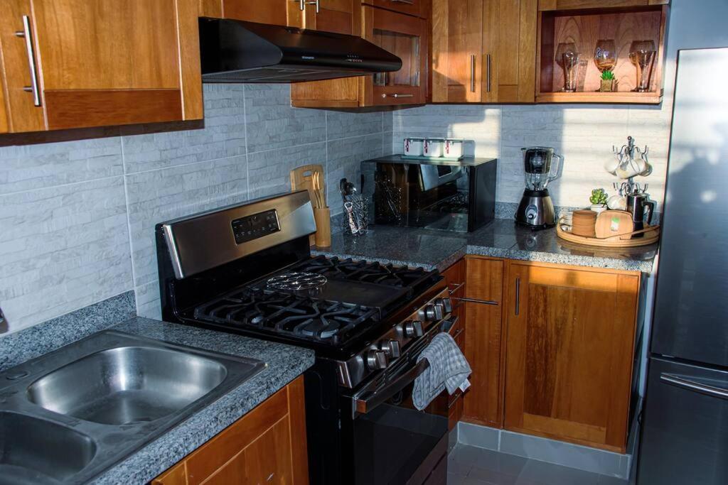 BarahonaApart. Bbq, Jacuzzi Y Vista Al Mar, 4Hb/Ac.アパートメント エクステリア 写真